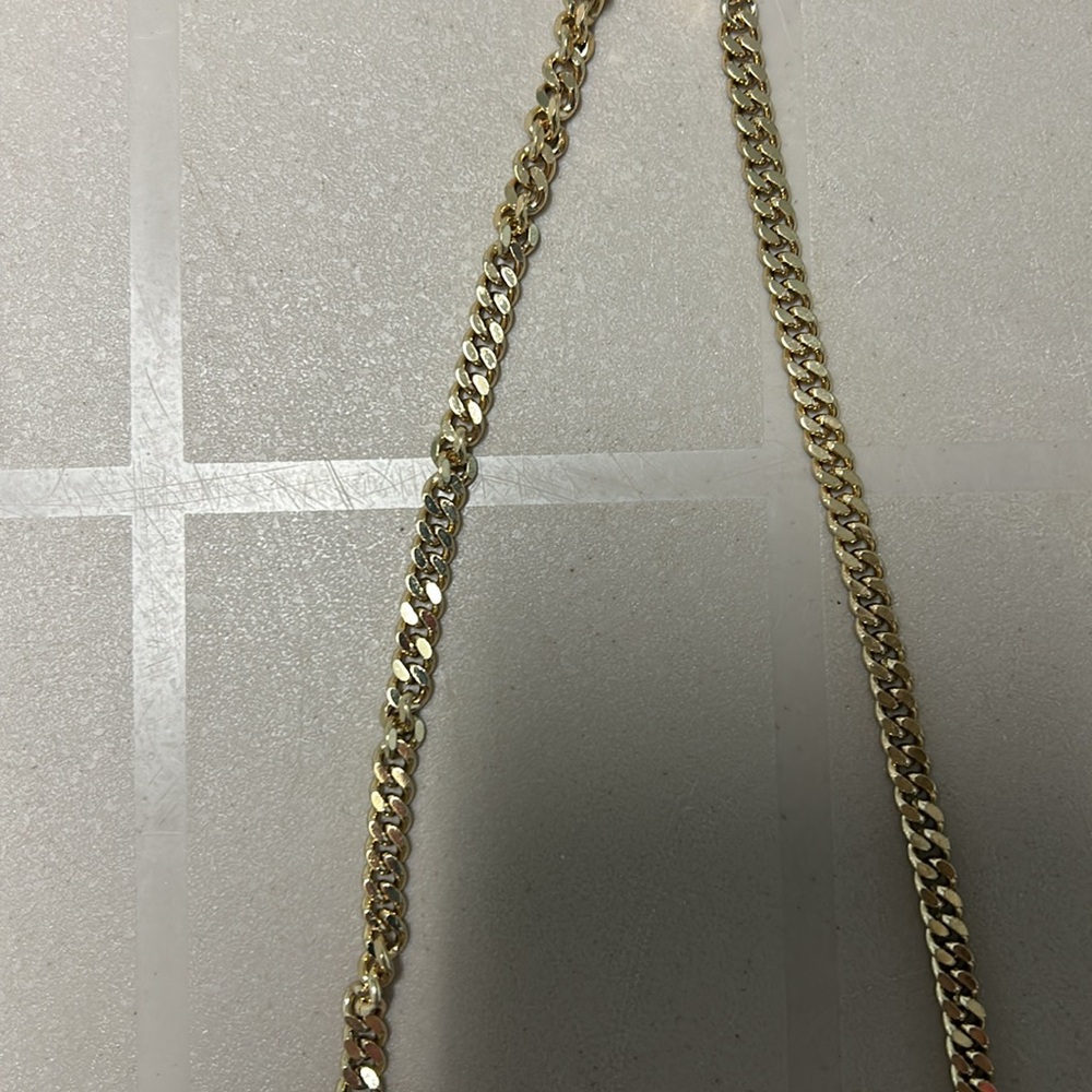 NEW DON LASK Gold tone Bib Fan Necklace - Picture 4 of 6